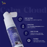 Ved Melatonin Sleep Assist Spray back view with ingredients listed