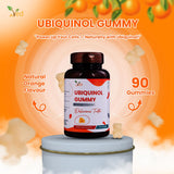 Ved Ubiquinol Gummies side view of the bottle