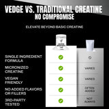 VEDGE Creatine Monohydrate Powder nutritional information