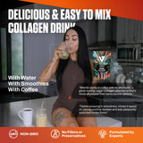 VEDGE Plant-Based Collagen Powder mixed in a smoothie