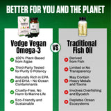 VEDGE Whole-Body Nutrient Bundle Vegan Omega-3 Capsules close-up