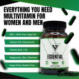 VEDGE Whole-Body Nutrient Bundle Vegan Omega-3 Capsules side view