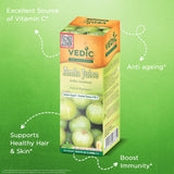 Vedic Juices Amla Juice 1L bottle side view