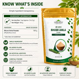 VEDIKROOTS Bhumi Amla Powder 100g packaging details