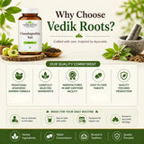 VEDIKROOTS Herbal Supplement 68g capsule close-up