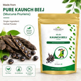 VEDIKROOTS Kaunch Beej mixed in a smoothie
