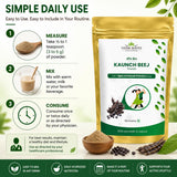 VEDIKROOTS Kaunch Beej with warm water