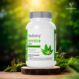 Vedistry Neem Tablets 100g back view with details