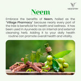 Vedistry Neem Tablets 100g side view