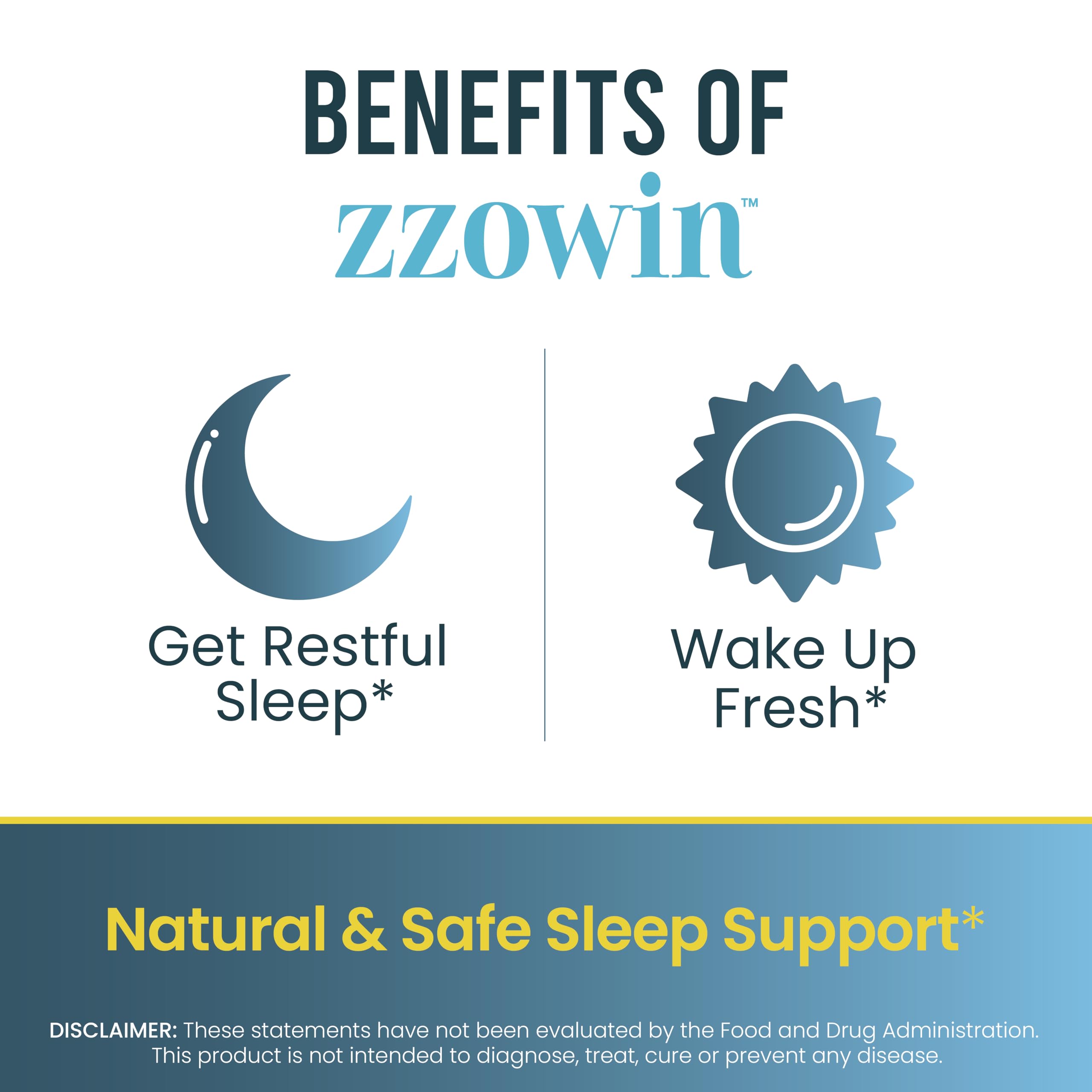 Vedistry Zzowin Supplement 5mg Melatonin packaging