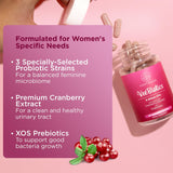 VeeFresh Women's Probiotics 60 Capsules back view