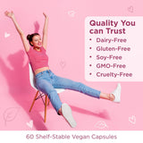 VeeFresh Women's Probiotics 60 Capsules with cranberry extract