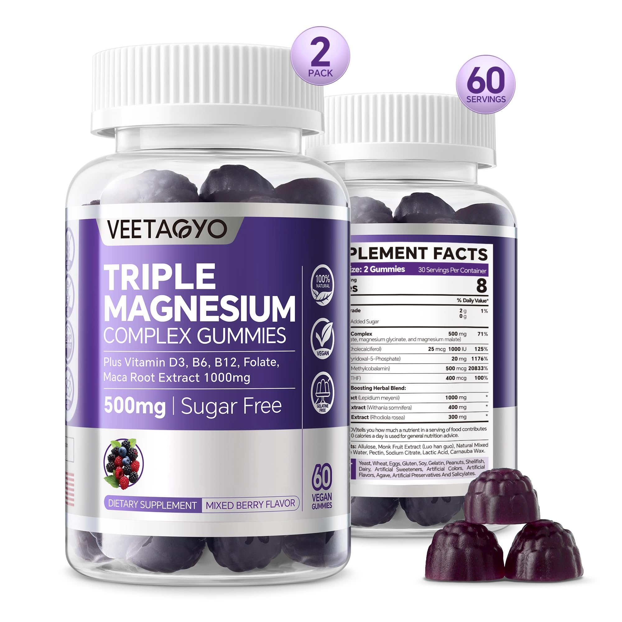 VEETAGYO Tri-Magnesium Complex 430g front view