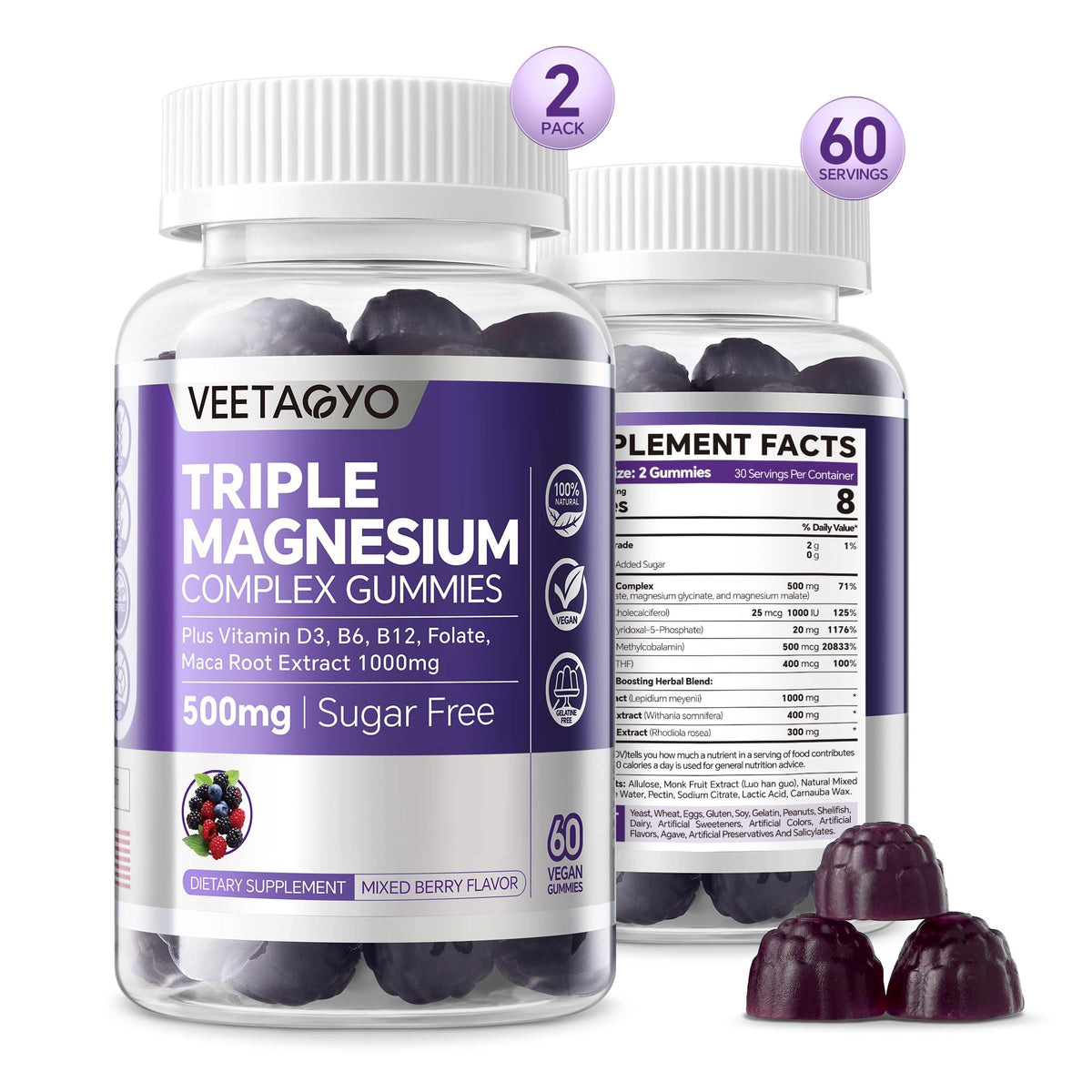 VEETAGYO Tri-Magnesium Complex 430g front view