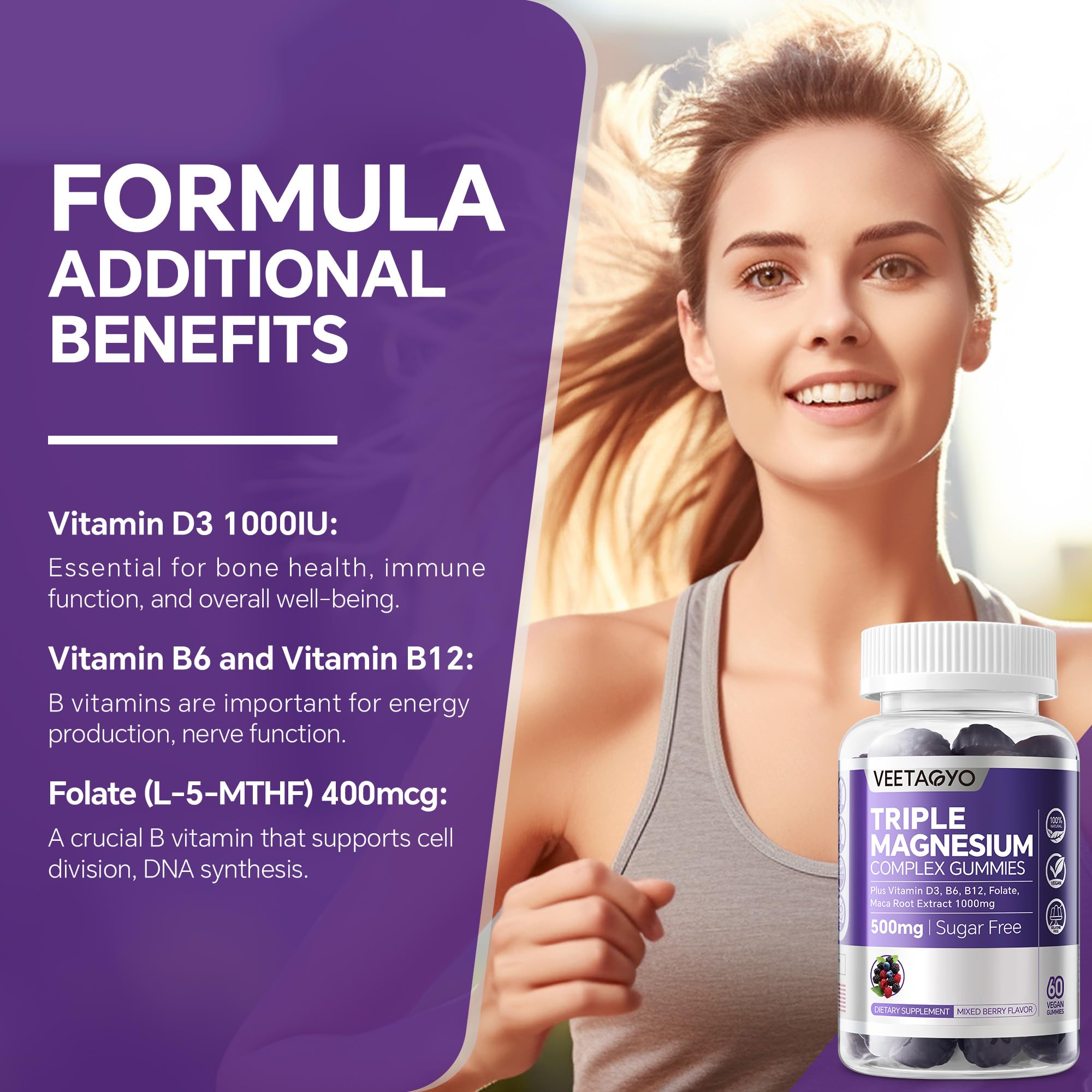 VEETAGYO Tri-Magnesium Complex 430g on a table