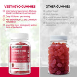 VEETAGYO Turmeric Supplement opened bottle showing capsules