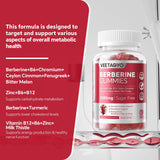VEETAGYO Turmeric Supplement packaging on a kitchen counter