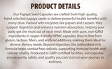 Vegaddict Multi-Enzymes 68g with nutritional information