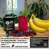 Vegan Brain Food Creatine Supplement scoop for serving