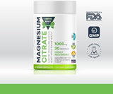 Vegan Magnesium Capsules by GREEN ROYALTY on white background