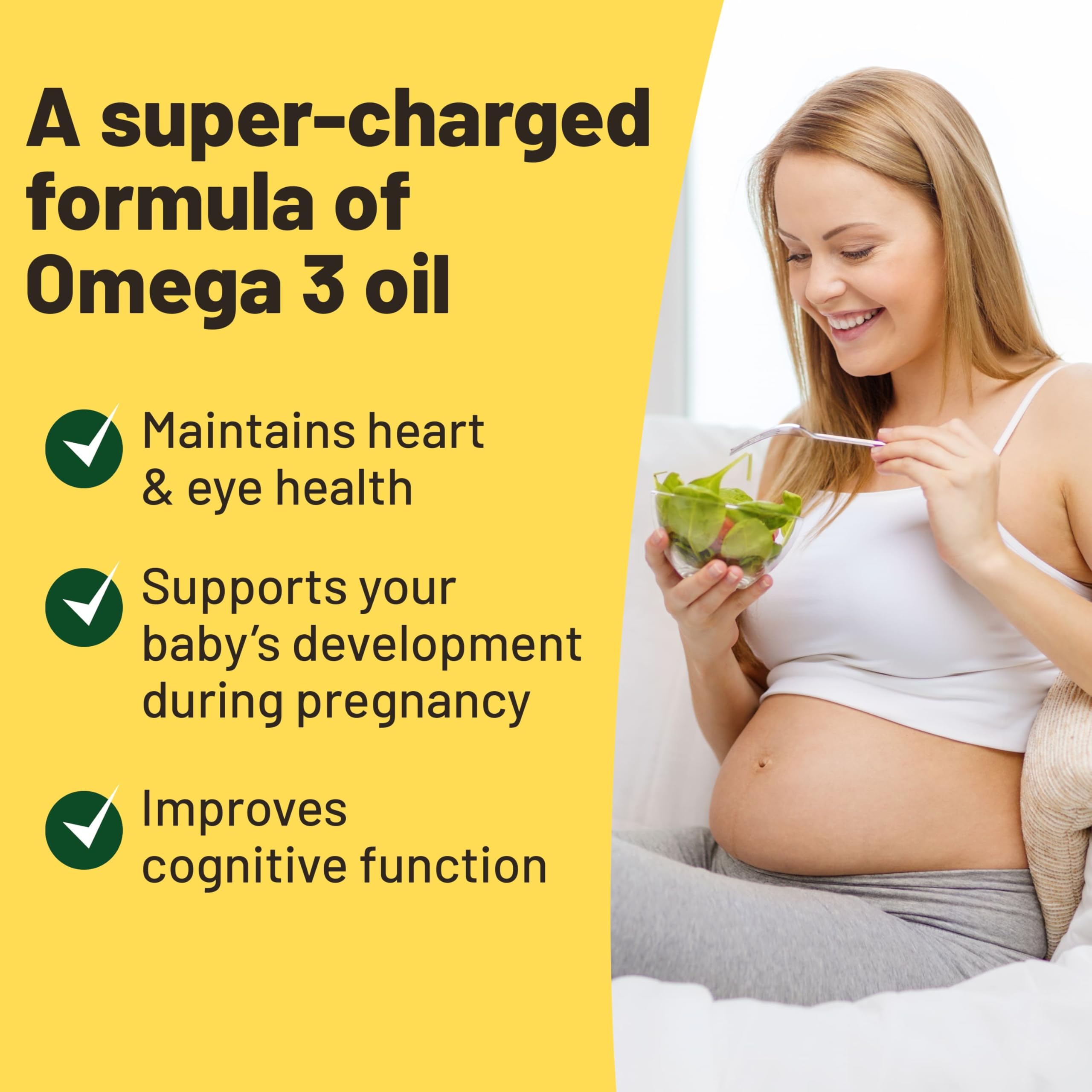 Vegan Vitality Omega-3 Algae Oil 100g side view