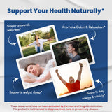 VEGATOT Cortisol Wellness Supplement packaging dimensions
