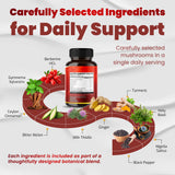 VEGATOT GlucoSavior Berberine Supplement bottle side view