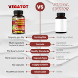 VEGATOT GlucoSavior Berberine Supplement ingredients list