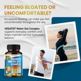VEGATOT Water Out Herbal Supplement 60 Capsules side view