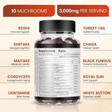Vegavero Mushroom Complex Gummies side view of the bottle