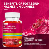 Vegavero Potassium Magnesium Gummies bottle with label