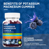 Vegavero Potassium Magnesium Gummies close-up of gummies