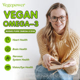 VEGEPOWER Algae Omega-3 DHA supplements ingredients