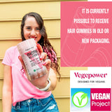 VEGEPOWER Hair Growth Biotin Gummies nutritional information