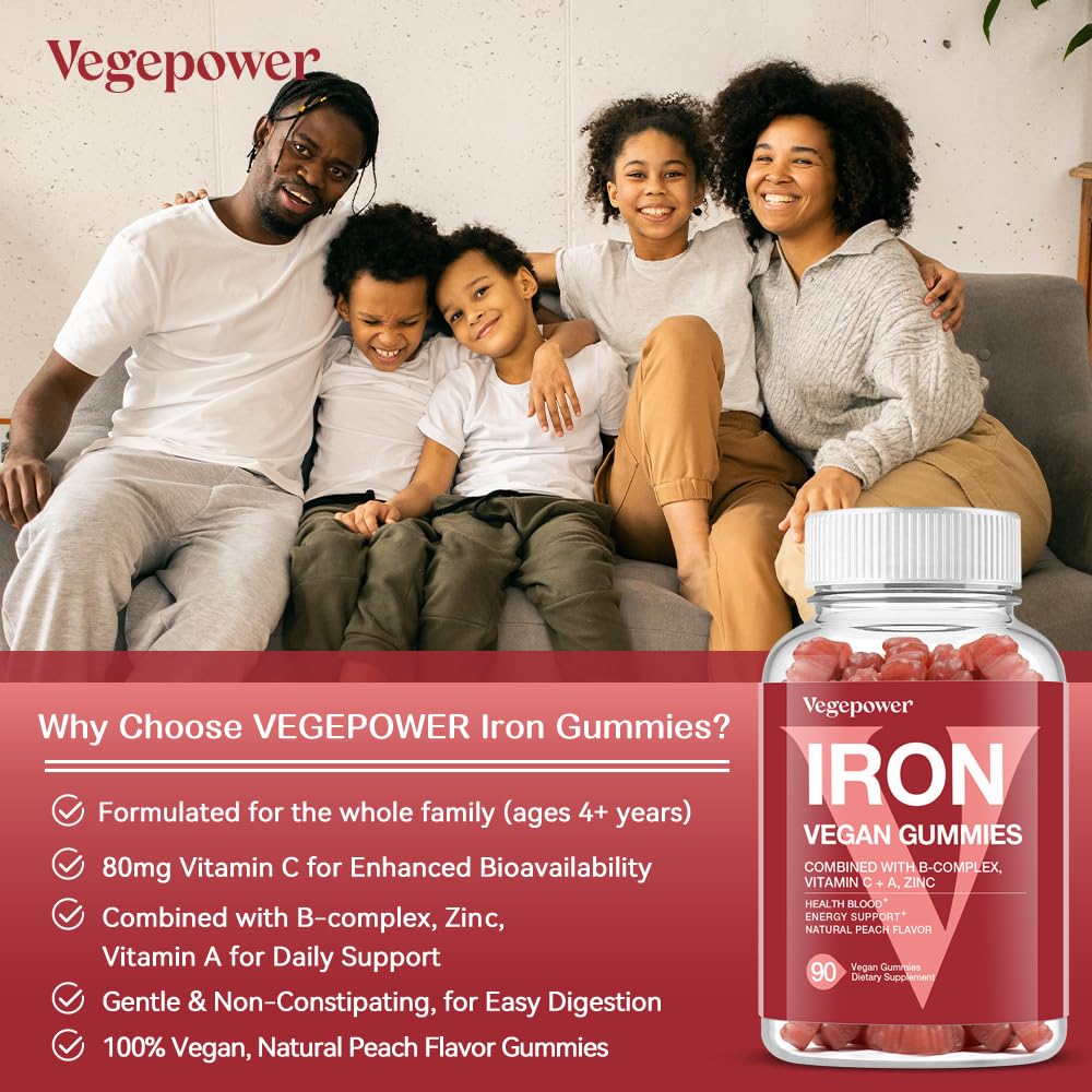 VEGEPOWER Iron Gummies ingredients list