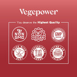 VEGEPOWER Iron Gummies Strawberry flavour with ingredients