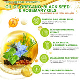 VEGEPOWER Oil of Oregano ingredients list on packaging
