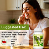 VEGEPOWER Oil of Oregano Vegan Softgels 300mg with ingredients list