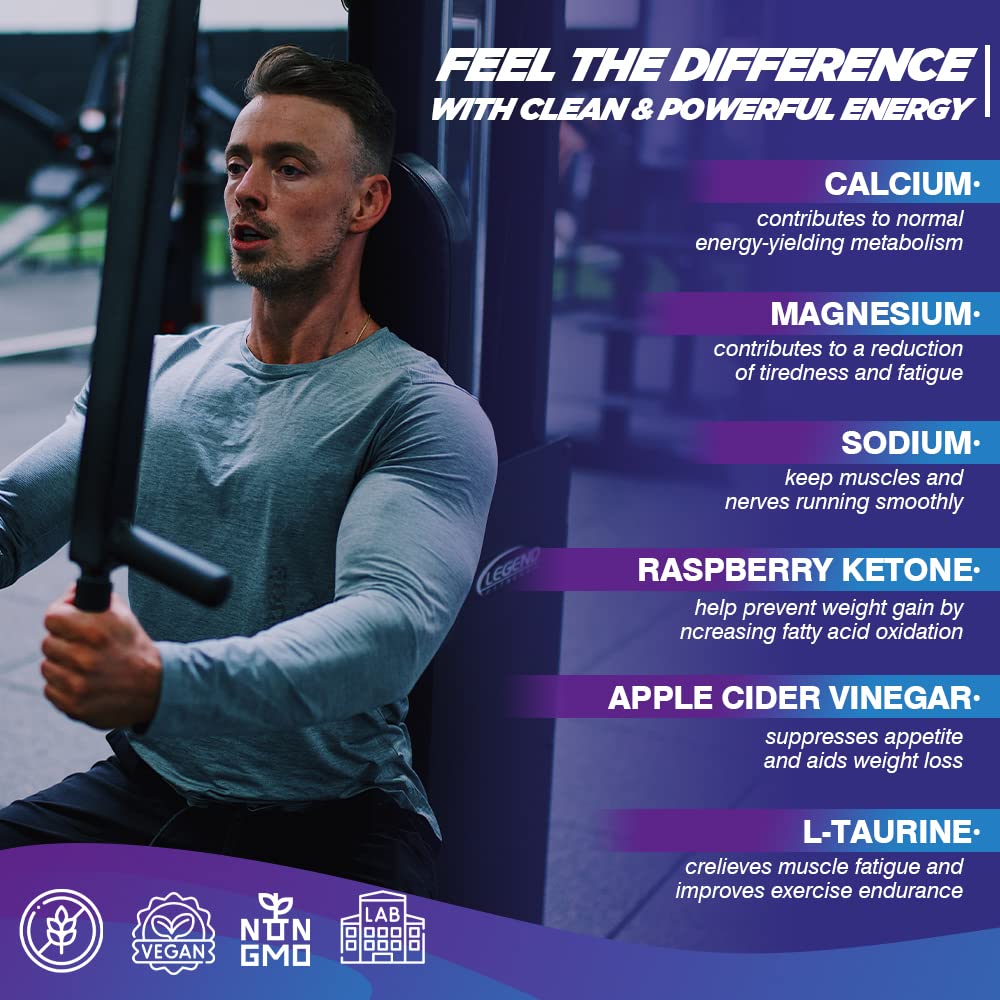 VEGEPOWER Raspberry Ketones supplement back view with nutritional information