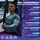 VEGEPOWER Raspberry Ketones supplement back view with nutritional information