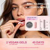 VEGEPOWER Vegan Collagen support on a countertop