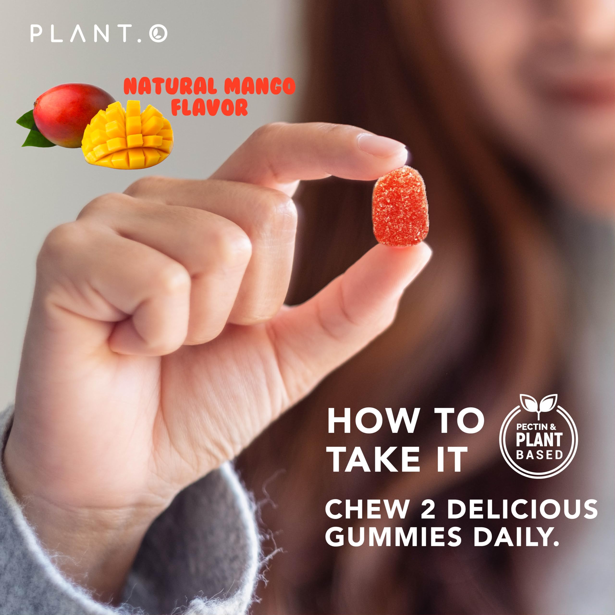 Vegetarian lutein gummies lifestyle image