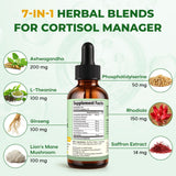 VEGETUSMAX Cortisol Support Liquid Drops ingredients list