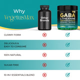 VEGETUSMAX GABA Gummies with a measuring spoon