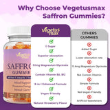 VEGETUSMAX Saffron Gummies with Ashwagandha and L-Theanine ingredients