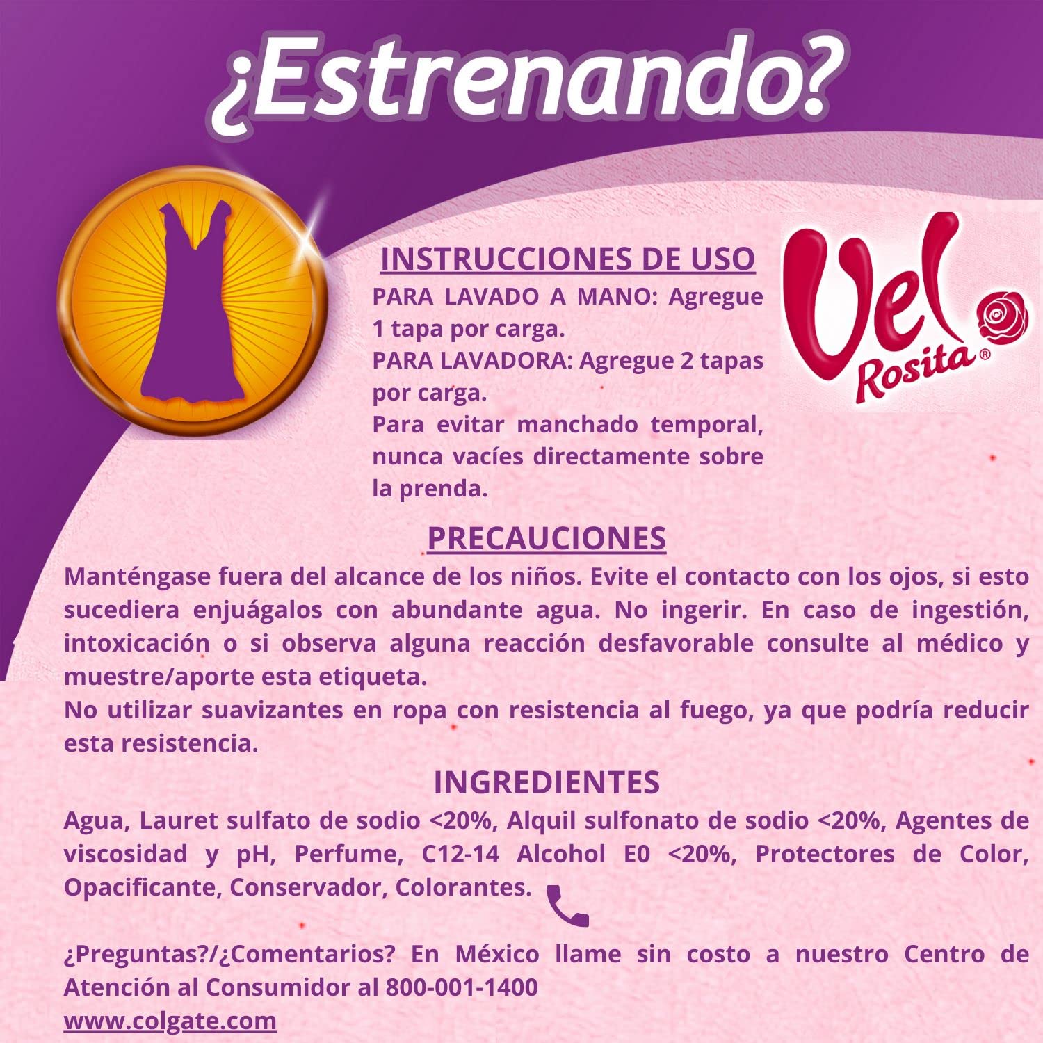 Vel Rosita MACA Blended Vitamin & Mineral Supplement ingredients list