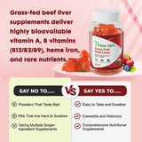 Velna zivs Beef Liver Gummies packaging details