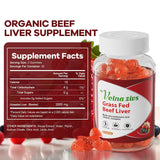 Velna zivs Beef Liver Gummies with fresh fruits