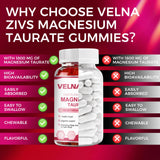 Velna zivs Magnesium Taurate Gummies gummies on a table
