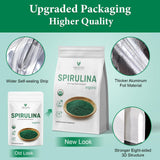 VELOTO Spirulina Powder 454g back view showing ingredients